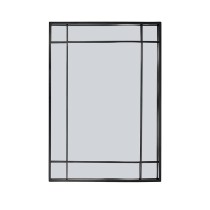 Wall mirror Versa Black 2,9 X 76 X 53 CM