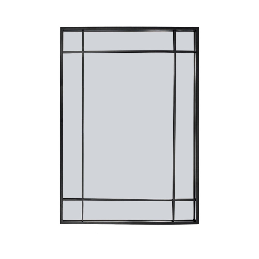Wall mirror Versa Black 2,9 X 76 X 53 CM