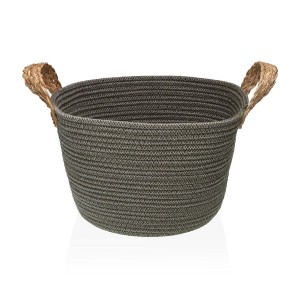 Basket Versa Grey polypropylene Fibre