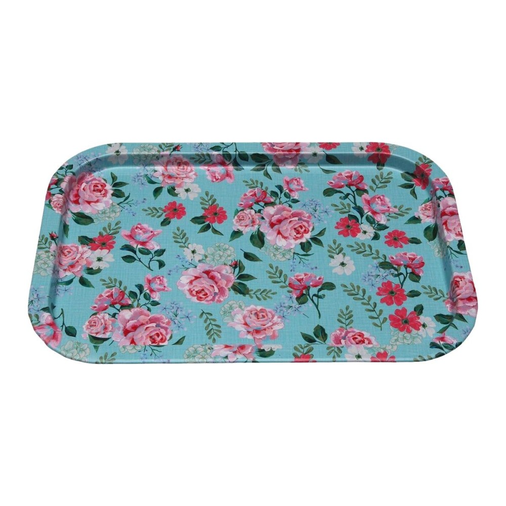 Schale Versa Blau Blomster 23 X 1,5 X 34 CM