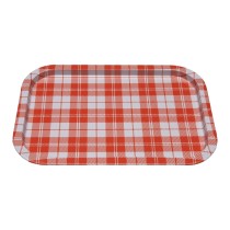 Schale Versa Vichy Orange 23 X 1,5 X 34 CM