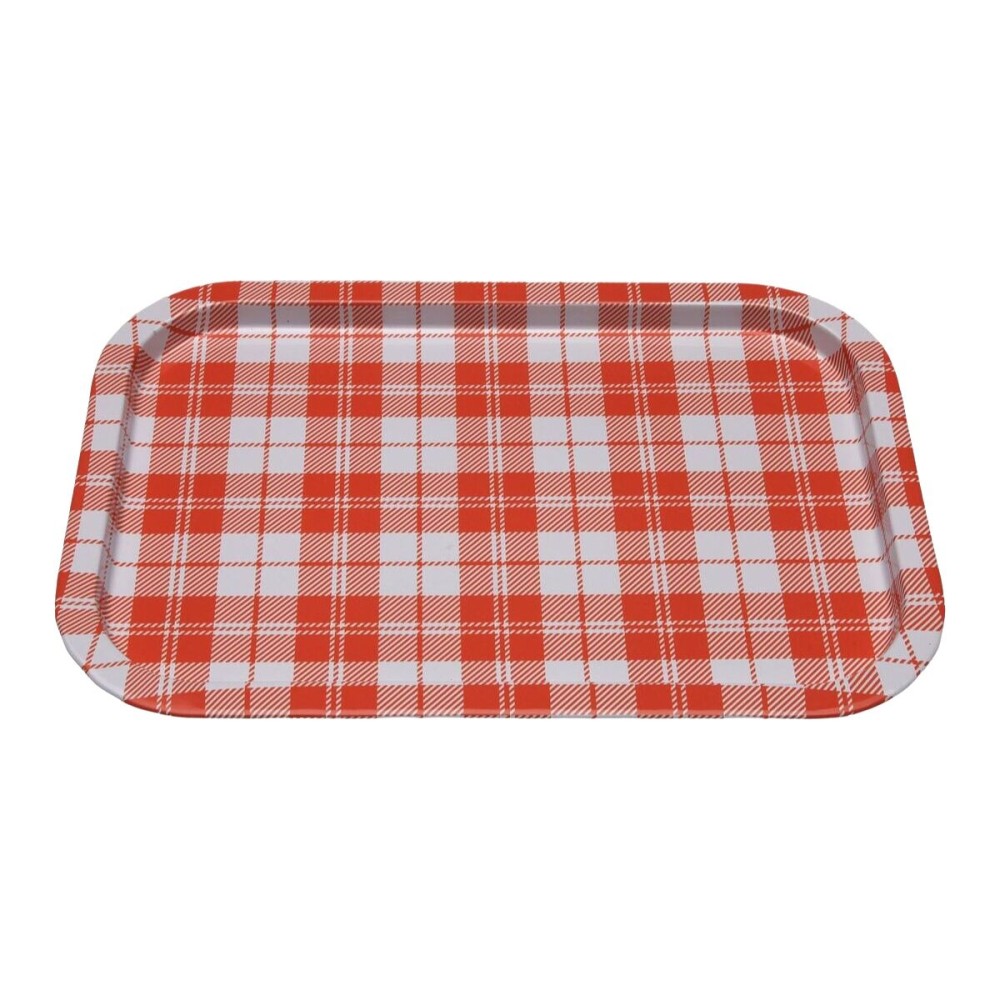 Schale Versa Vichy Orange 23 X 1,5 X 34 CM