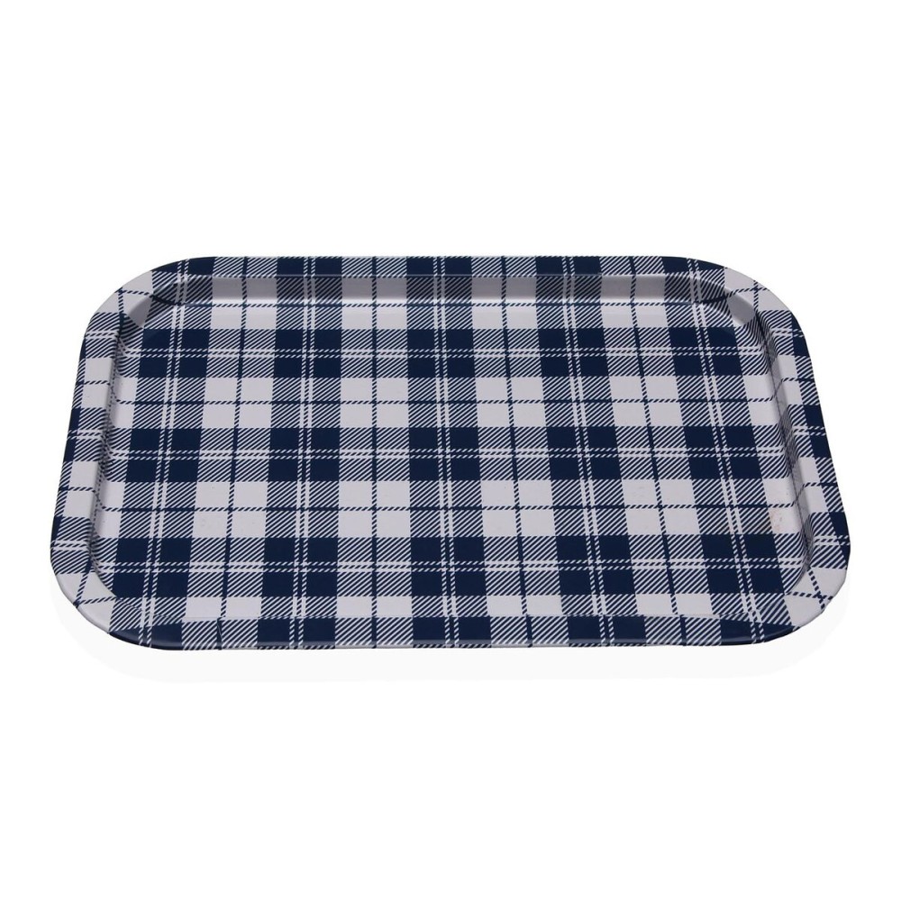Schale Versa Vichy Blau 23 X 1,5 X 34 CM