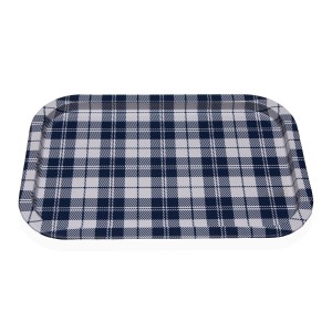 Schale Versa Vichy Blau 23 X 1,5 X 34 CM