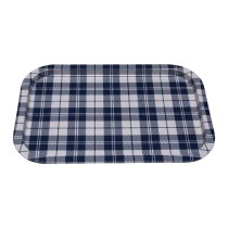 Schale Versa Vichy Blau 23 X 1,5 X 34 CM