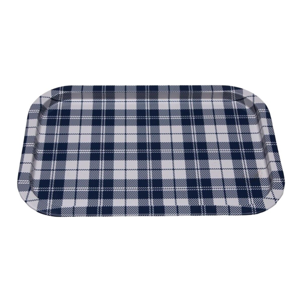 Schale Versa Vichy Blau 23 X 1,5 X 34 CM
