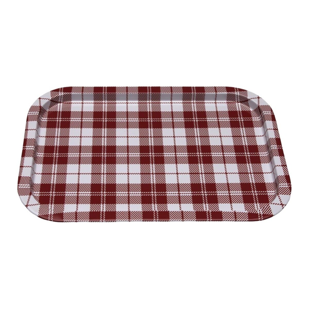 Schale Versa Vichy Rot 23 X 1,5 X 34 CM
