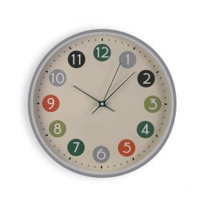 Wanduhr Versa Bunt Kunststoff 30 x 30 x 4,5 cm