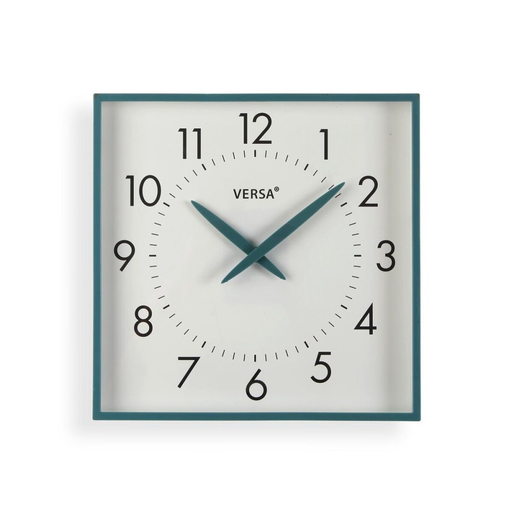 Wanduhr Versa Blau Kunststoff 4,1 X 28,3 X 28,3 CM