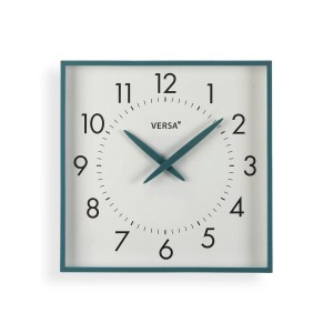 Wanduhr Versa Blau Kunststoff 4,1 X 28,3 X 28,3 CM