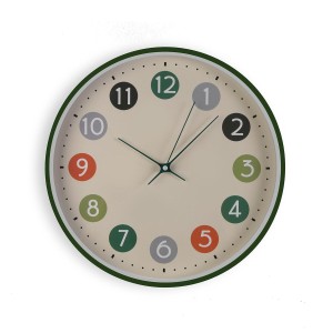 Wanduhr Versa Bunt Kunststoff 30 x 30 x 4,5 cm