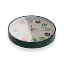 Wanduhr Versa Bunt Kunststoff 30 x 30 x 4,5 cm