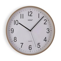 Wanduhr Versa Grau Kunststoff 40 x 40 x 5,5 cm