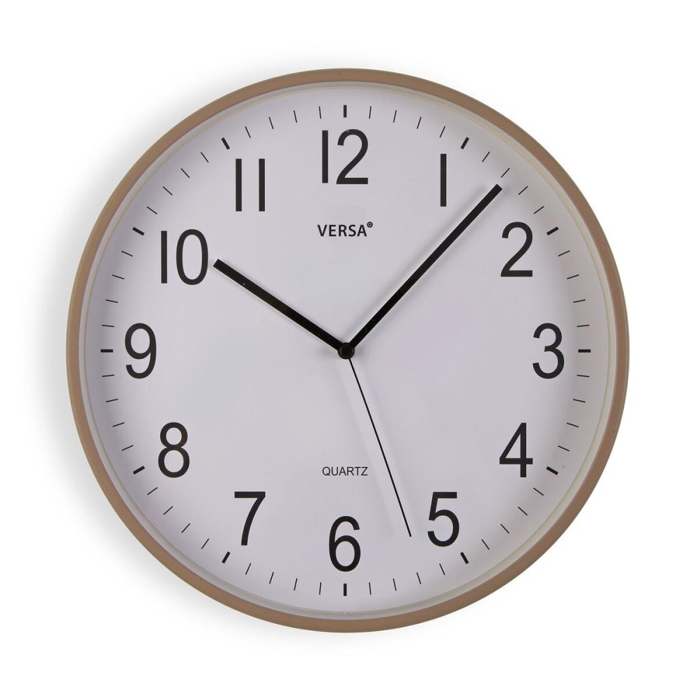 Wanduhr Versa Grau Kunststoff 40 x 40 x 5,5 cm