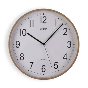 Wanduhr Versa Grau Kunststoff 40 x 40 x 5,5 cm