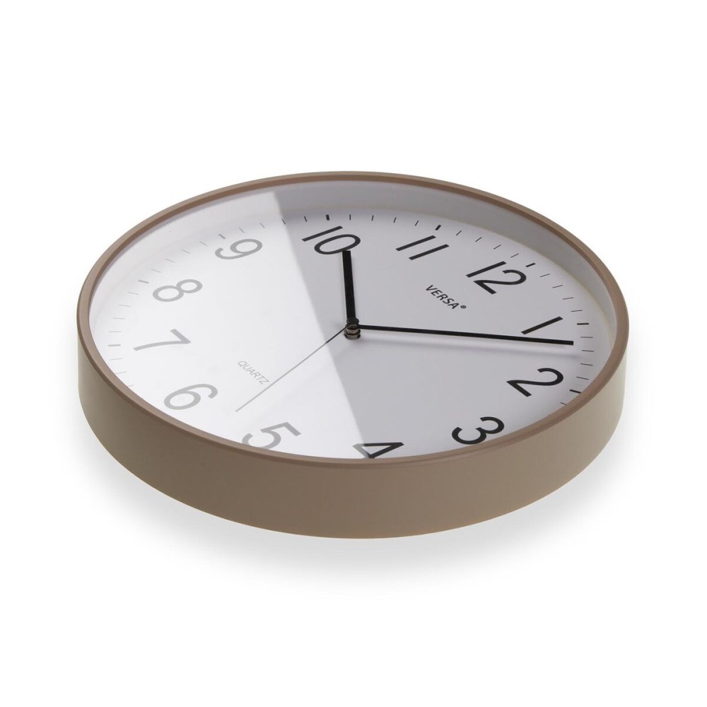 Wanduhr Versa Grau Kunststoff 40 x 40 x 5,5 cm