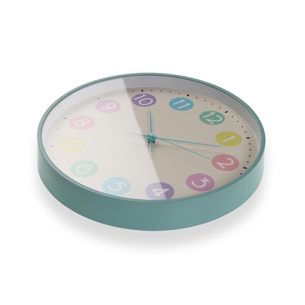 Wanduhr Versa Bunt Kunststoff 30 x 30 x 4,5 cm