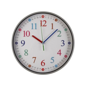 Wanduhr Versa Bunt Kunststoff 30 x 30 x 4,5 cm