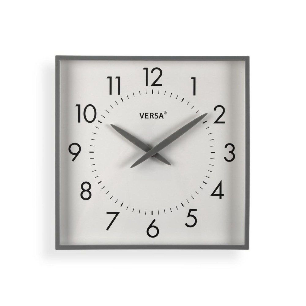 Wanduhr Versa Grau Kunststoff 4,1 X 28,3 X 28,3 CM