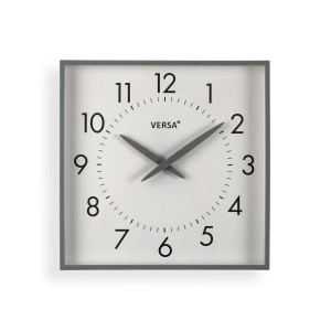 Wanduhr Versa Grau Kunststoff 4,1 X 28,3 X 28,3 CM