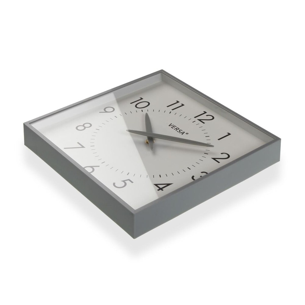 Wanduhr Versa Grau Kunststoff 4,1 X 28,3 X 28,3 CM