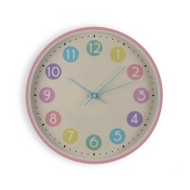 Wanduhr Versa Bunt Kunststoff 30 x 30 x 4,5 cm