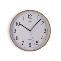 Wanduhr Versa Grau Kunststoff 30 x 30 x 4 cm
