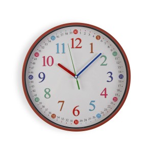 Wanduhr Versa Bunt Kunststoff 30 x 30 x 4,5 cm