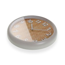 Wanduhr Versa Kunststoff 30 x 30 x 4,5 cm