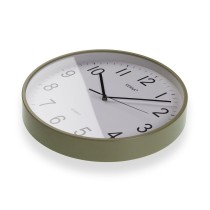 Wanduhr Versa grün Kunststoff 40 x 40 x 5,5 cm