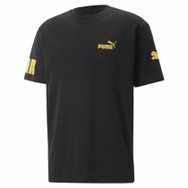 T-shirt à manches courtes homme Puma Power Summer Noir Unisexe