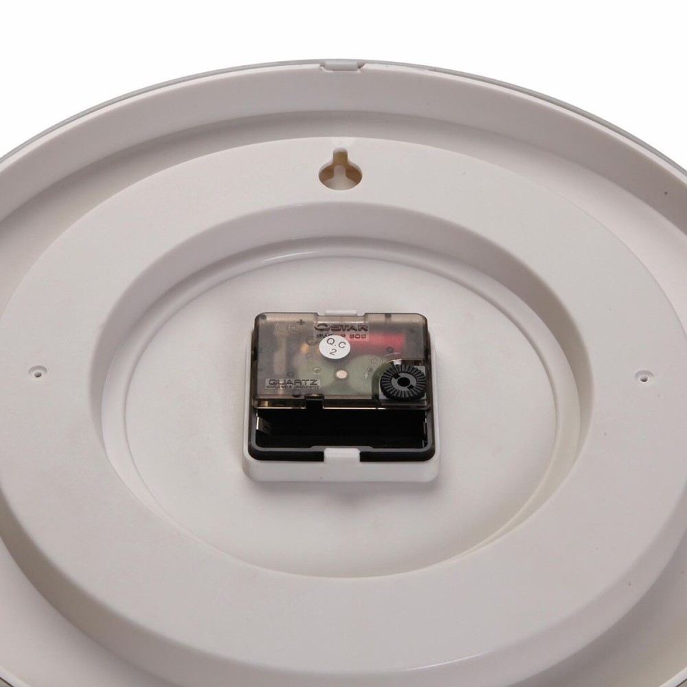 Wanduhr Versa Grau Kunststoff 25 x 25 x 4 cm