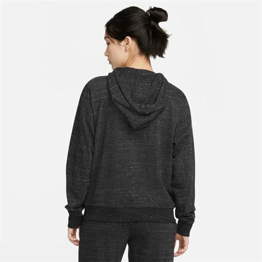 Damen Sweater mit Kapuze Nike Sportswear Gym Vintage Schwarz