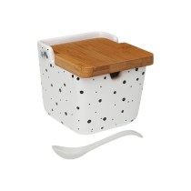Zuckerdose Versa Speckle aus Keramik 8,8 x 8,5 x 8,8 cm
