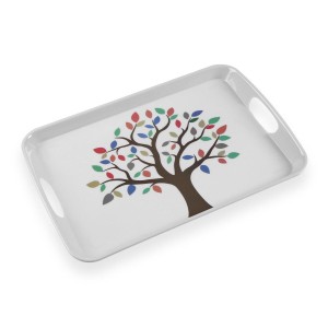 Schale Versa Melamine 31 x 3 x 46,2 cm Baum