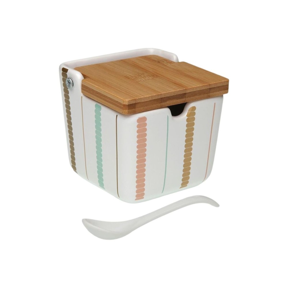 Zuckerdose Versa Flint aus Keramik 8,8 x 8,5 x 8,8 cm