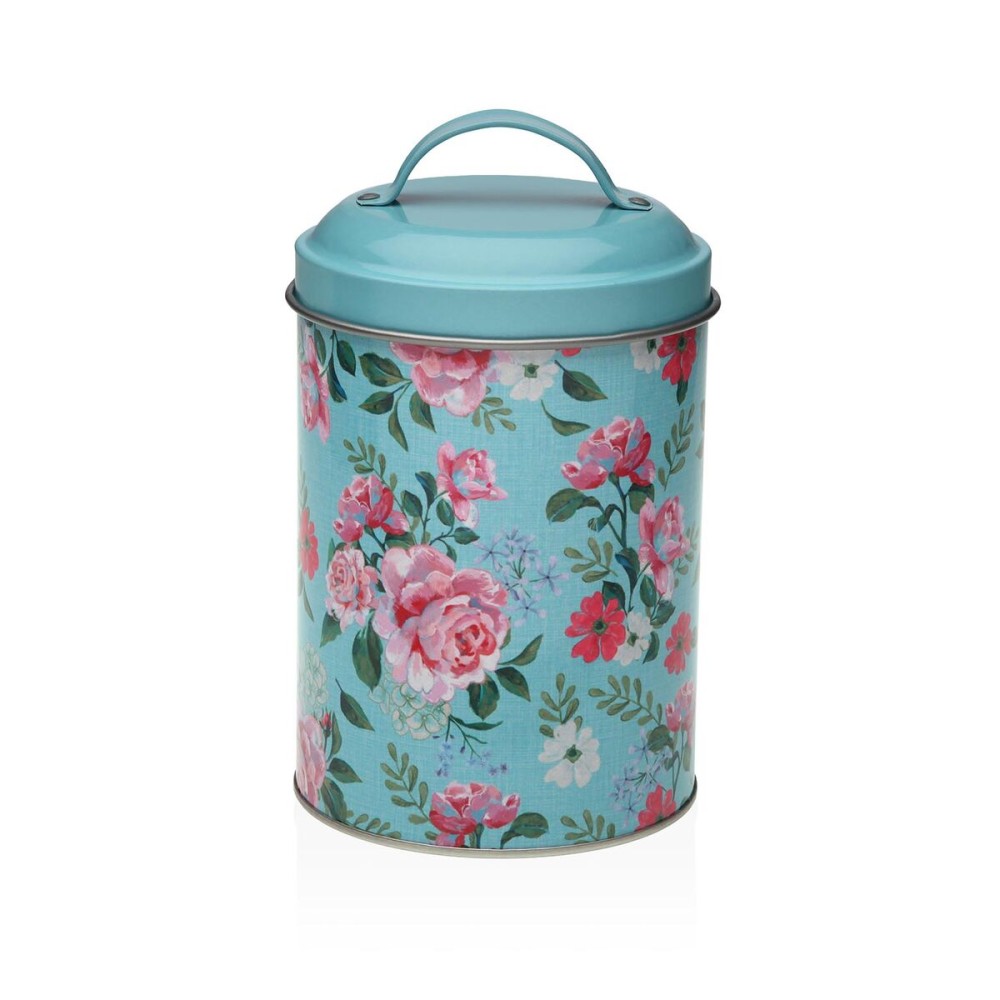 Gefäß Versa Blau Blomster
