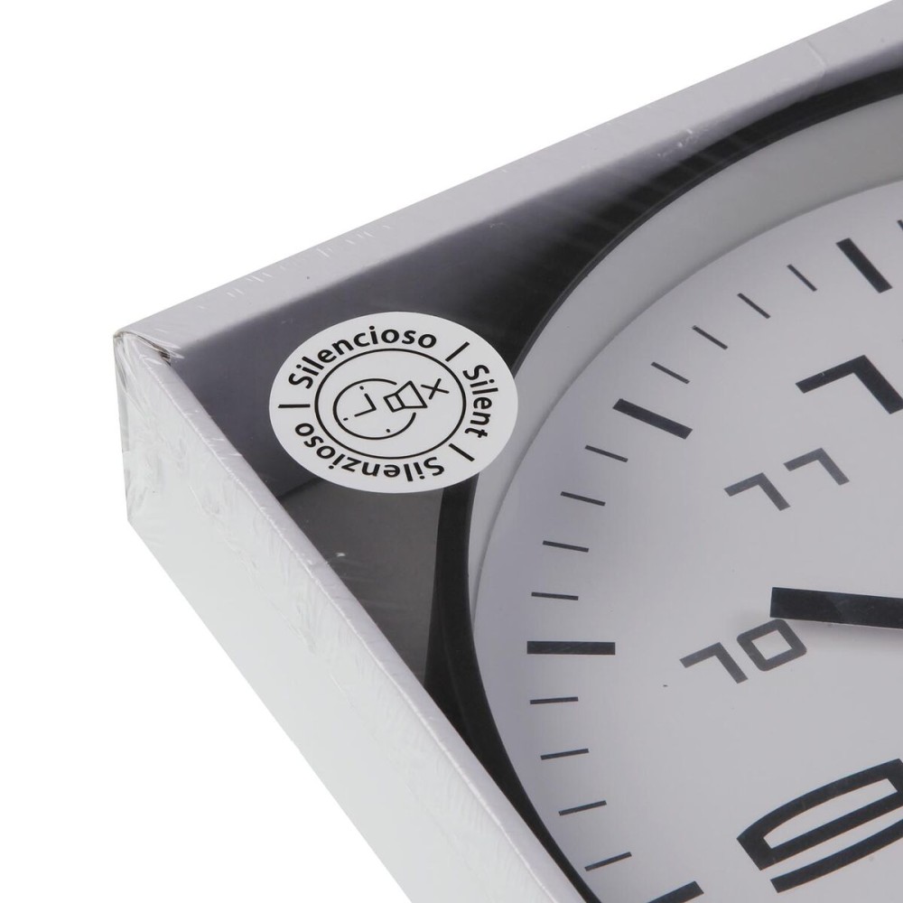 Wanduhr Versa Grau Kunststoff 30 x 30 x 4 cm