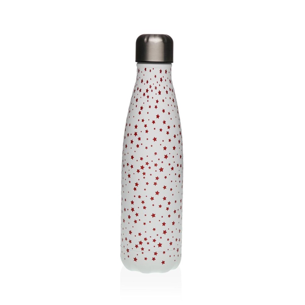 Wasserflasche Versa Stahl Sterne 7 x 27 x 7 cm
