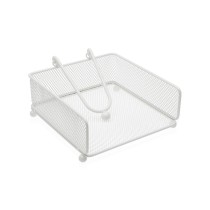 Serviettenring Versa Weiß Stahl Eisen 17,5 X 9 X 18 CM