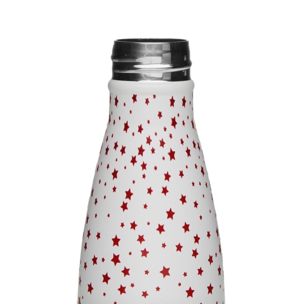 Wasserflasche Versa Stahl Sterne 7 x 27 x 7 cm