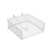 Serviettenring Versa Weiß Stahl Eisen 17,5 X 9 X 18 CM