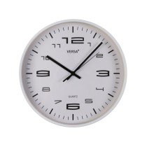 Wanduhr Versa Weiß Kunststoff 30 x 30 x 4 cm
