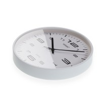 Wanduhr Versa Weiß Kunststoff 30 x 30 x 4 cm
