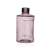 Wasserflasche Versa Rosa Glas Aluminium 900 ml 10 x 19 x 10 cm