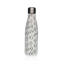 Wasserflasche Versa Stahl Katze 7 x 27 x 7 cm