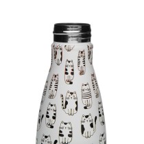 Wasserflasche Versa Stahl Katze 7 x 27 x 7 cm