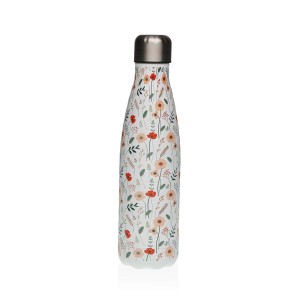 Wasserflasche Versa Verdi Stahl 7 x 27 x 7 cm