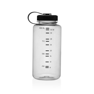 Wasserflasche Versa Schwarz Polypropylen polystyrol 1 L 11,9 X 21,5 X 11,9 CM