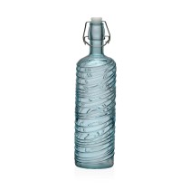 Water bottle Versa Turquoise Glass Aluminium 1 L 8,2 X 30,6 X 8,2 CM
